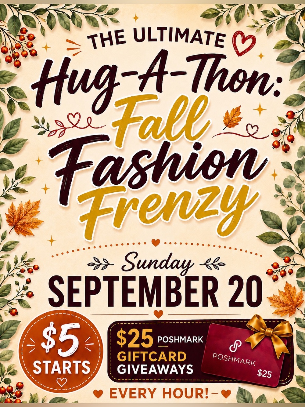 09/20 The Ultimate Hug-A-Thon | $5 Starts - Picture 1 of 2